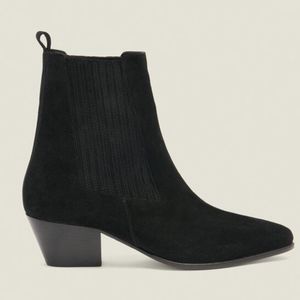 Sandro Amelya Suede Ankle Boot Size 8.5